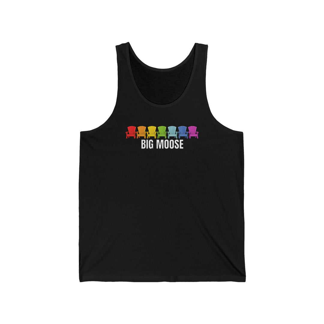 Big Moose Rainbow Chairs Unisex Tank