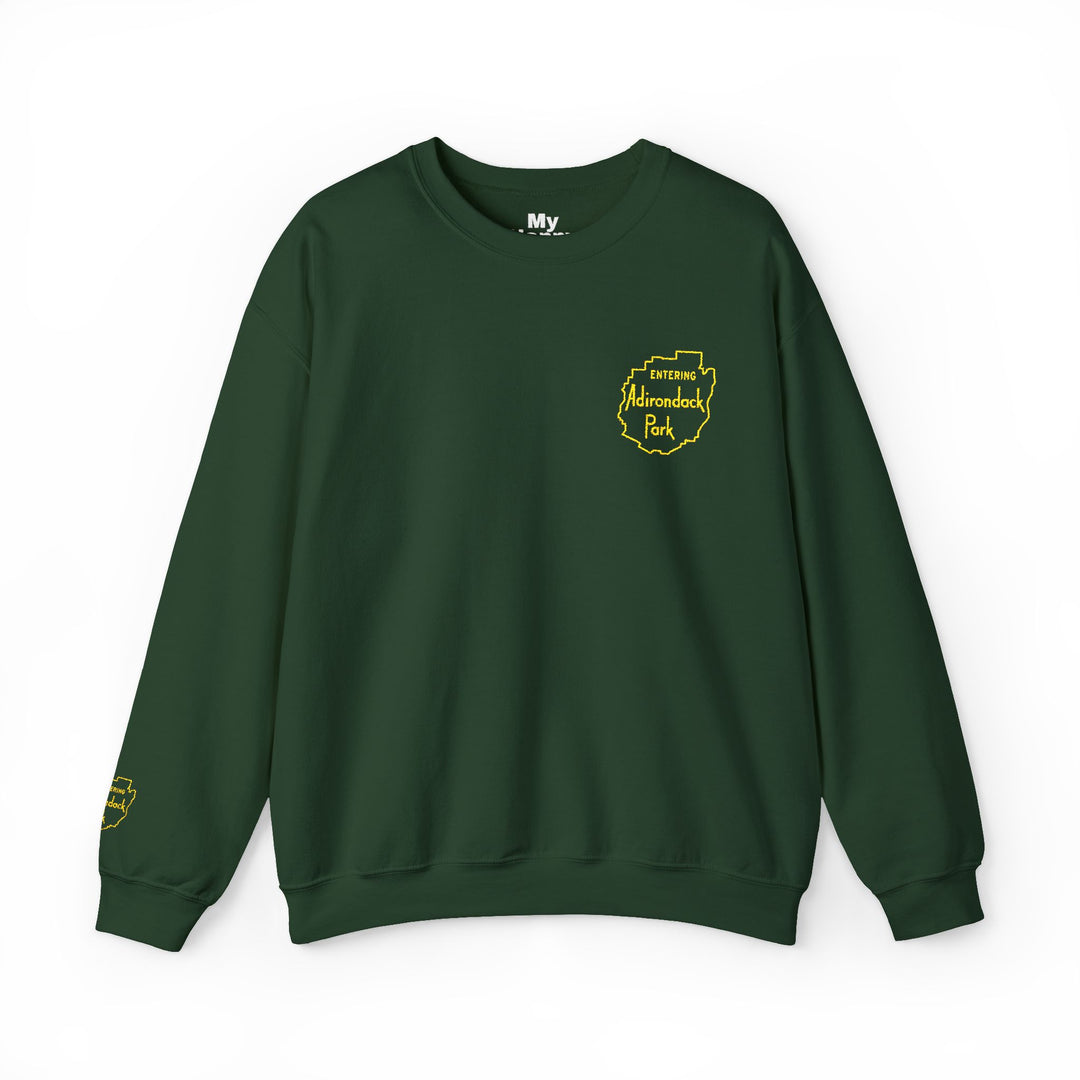 Entering Adirondack Park - Embroidered Sweatshirt