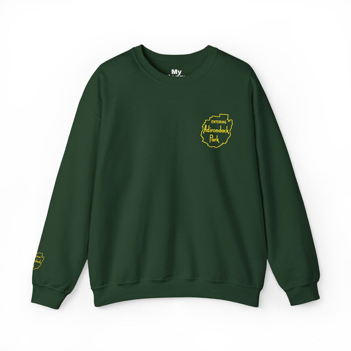 Entering Adirondack Park - Embroidered Sweatshirt