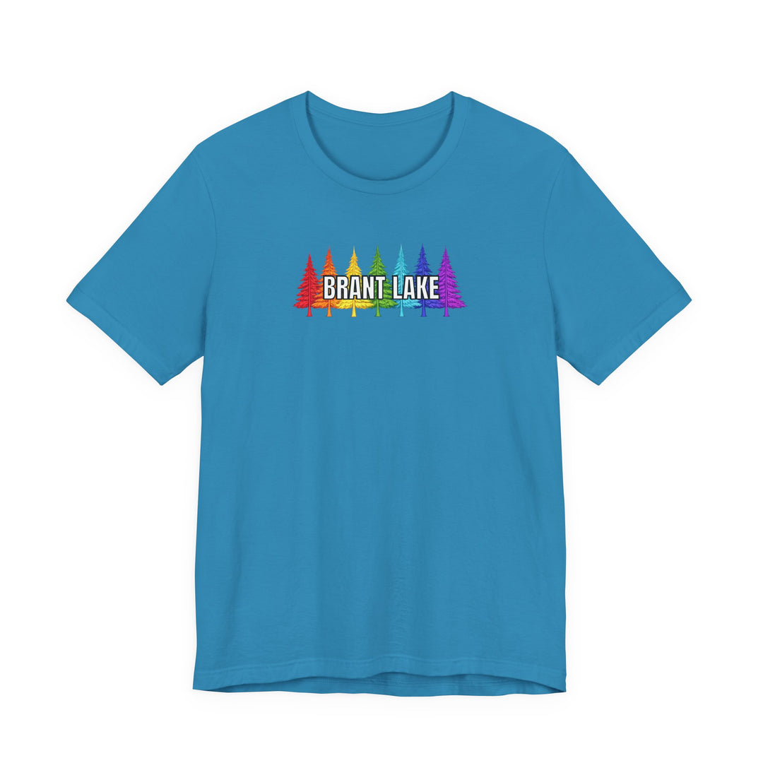 Brant Lake Rainbow Trees Tee