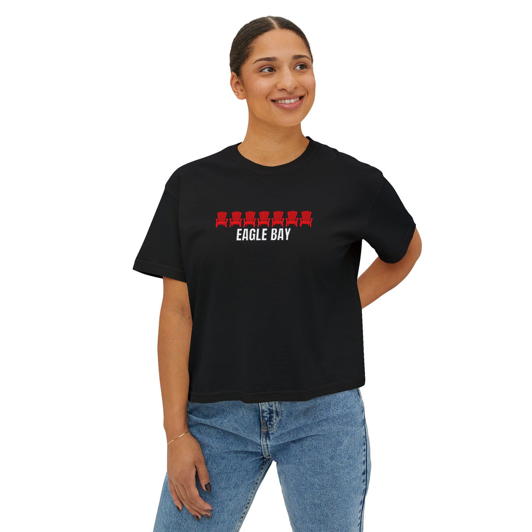 Eagle Bay Ladies Boxy Tee - ADK Chairs