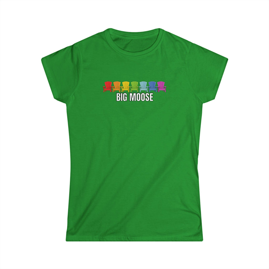 Big Moose Rainbow Chairs Ladies Tee