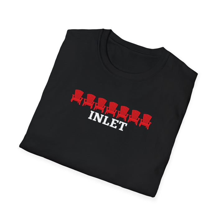 Inlet Unisex T-Shirt - Red Chairs