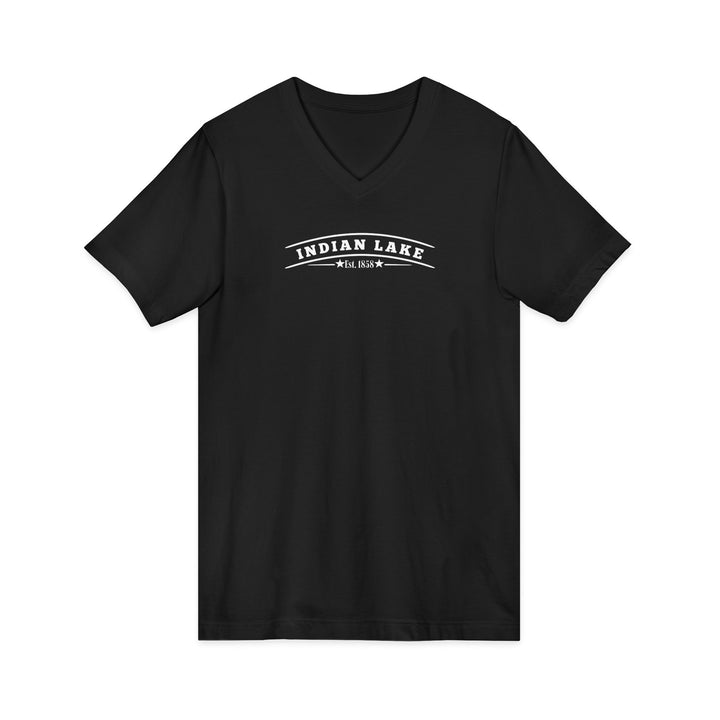 Indian Lake Unisex V-Neck T-Shirt - My Happy Place