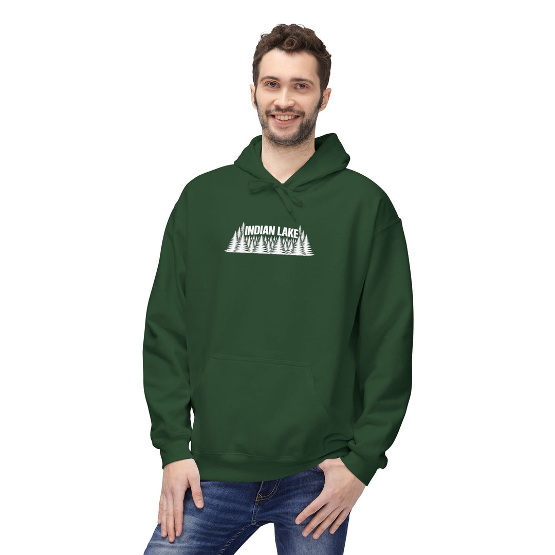 Indian Lake Hoodie - Trees