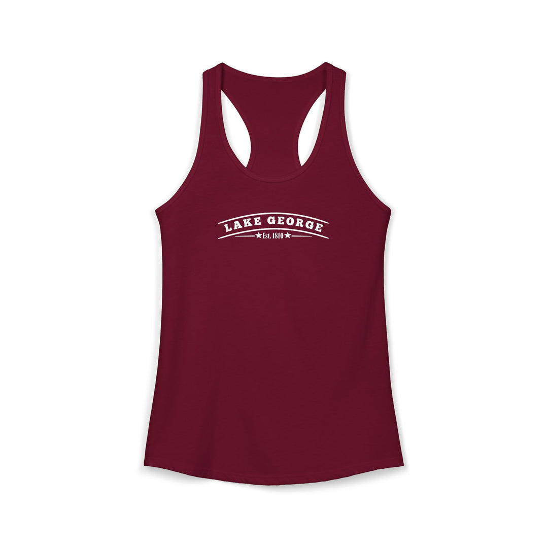 Lake George Est 1810 Racerback Tank