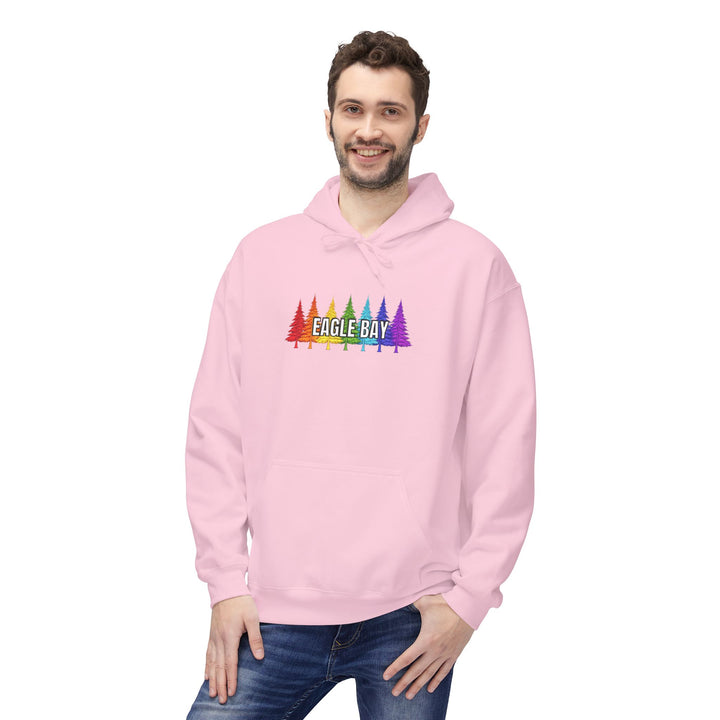 Eagle Bay Hoodie - Rainbow Trees
