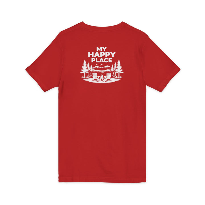 Lake George My Happy Place Unisex V-Neck