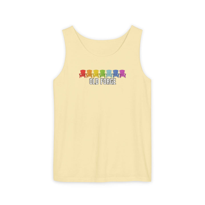 Old Forge Rainbow Chairs Unisex Tank