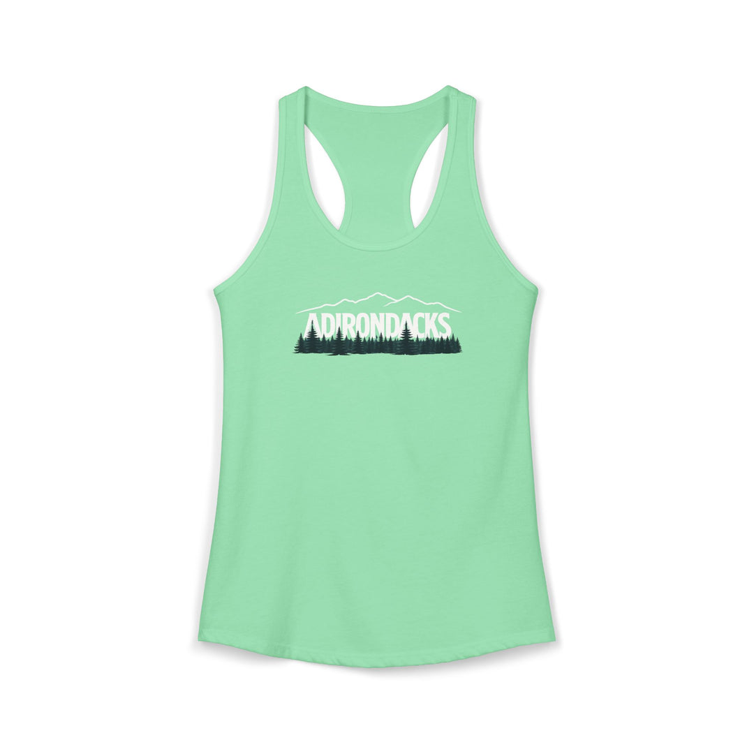 Adirondacks Mtn Range Ladies Racerback Tank