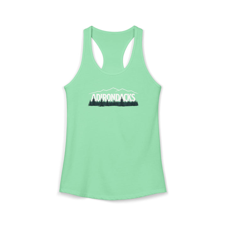 Adirondacks Mtn Range Ladies Racerback Tank