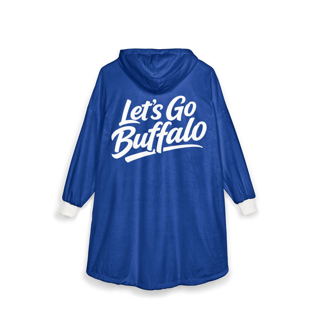 Let's Go Buffalo Hooded Blanket