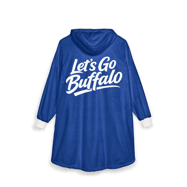 Let's Go Buffalo Hooded Blanket