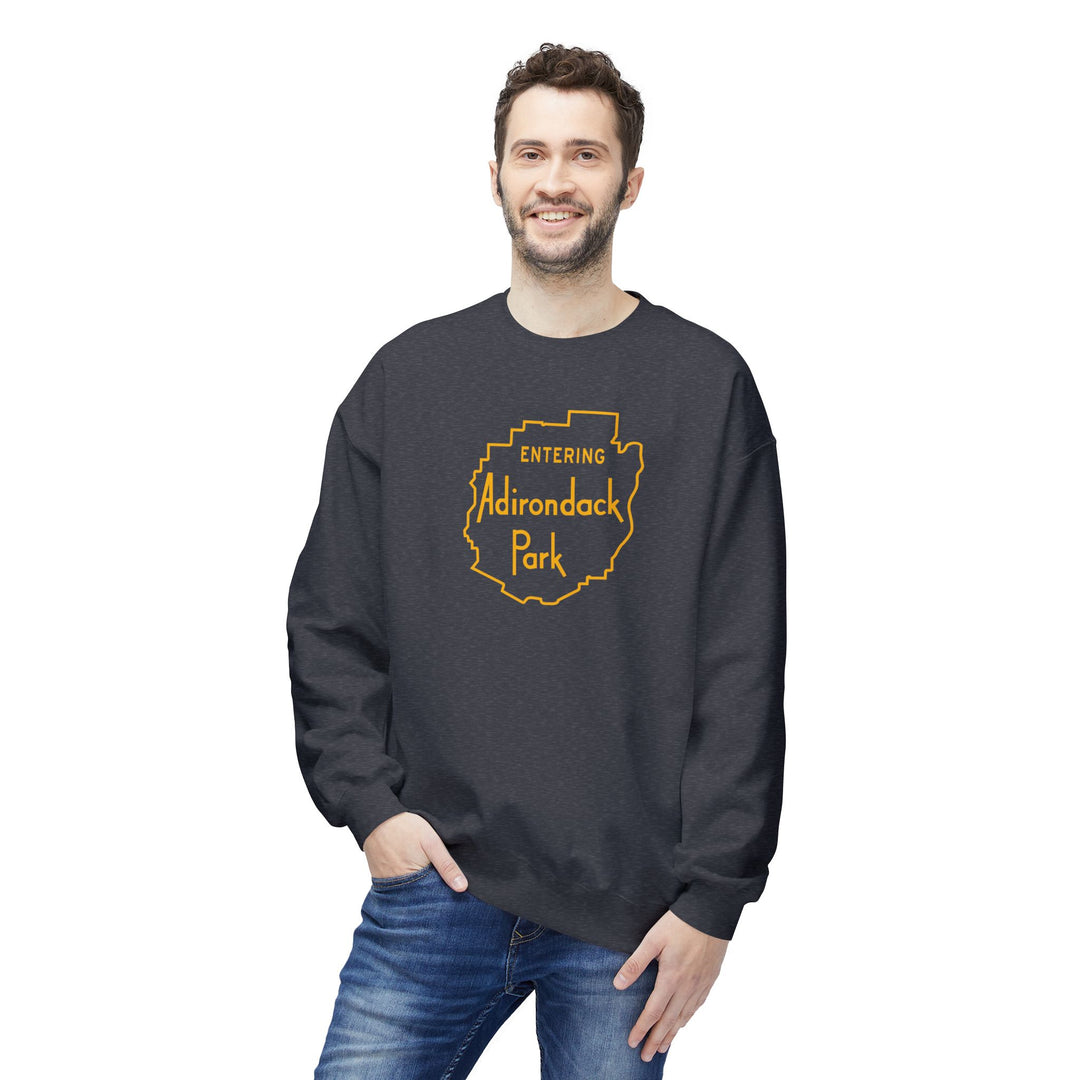 Entering Adirondack Park Sweatshirt