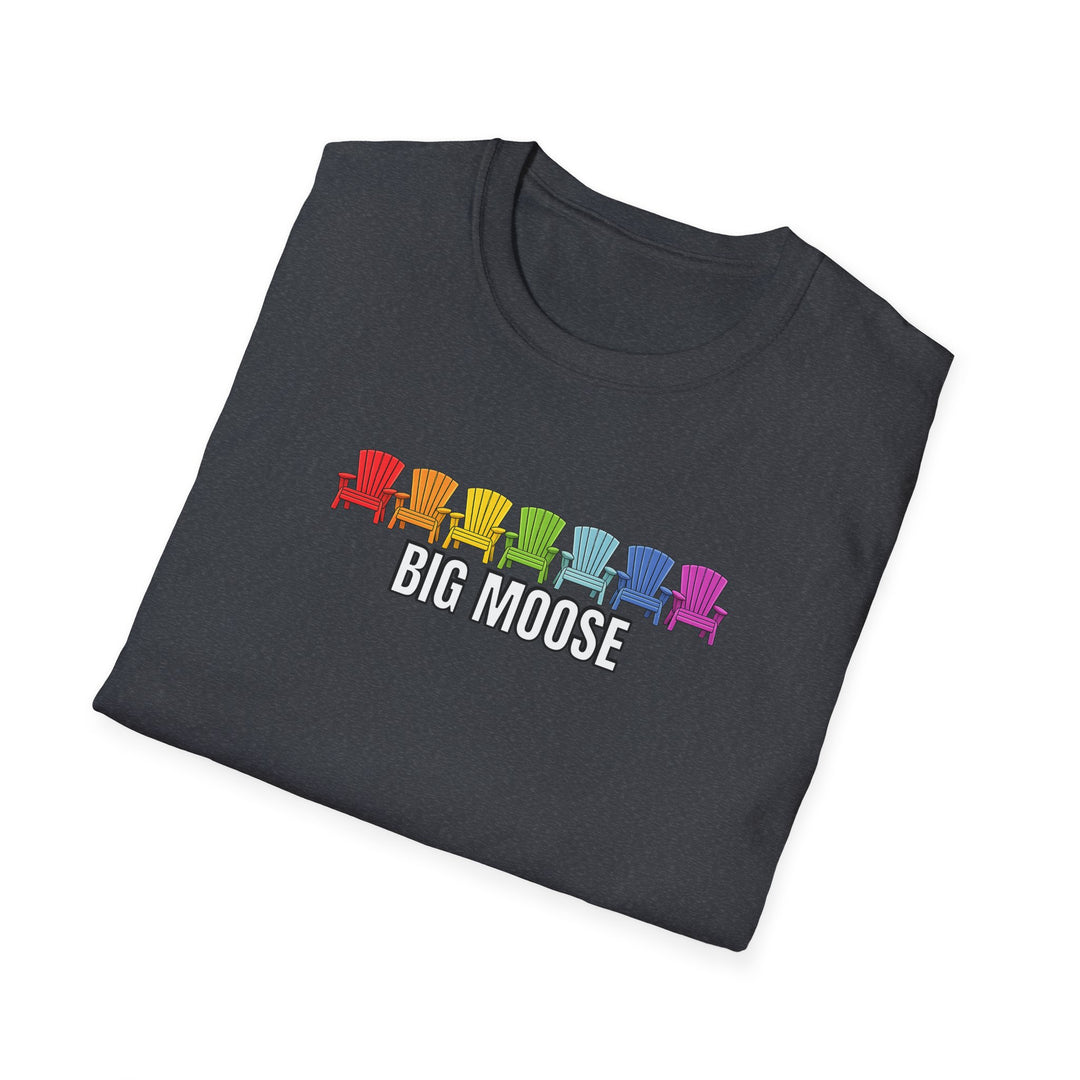 Big Moose Rainbow Chairs Unisex T-Shirt