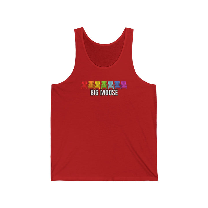 Big Moose Rainbow Chairs Unisex Tank