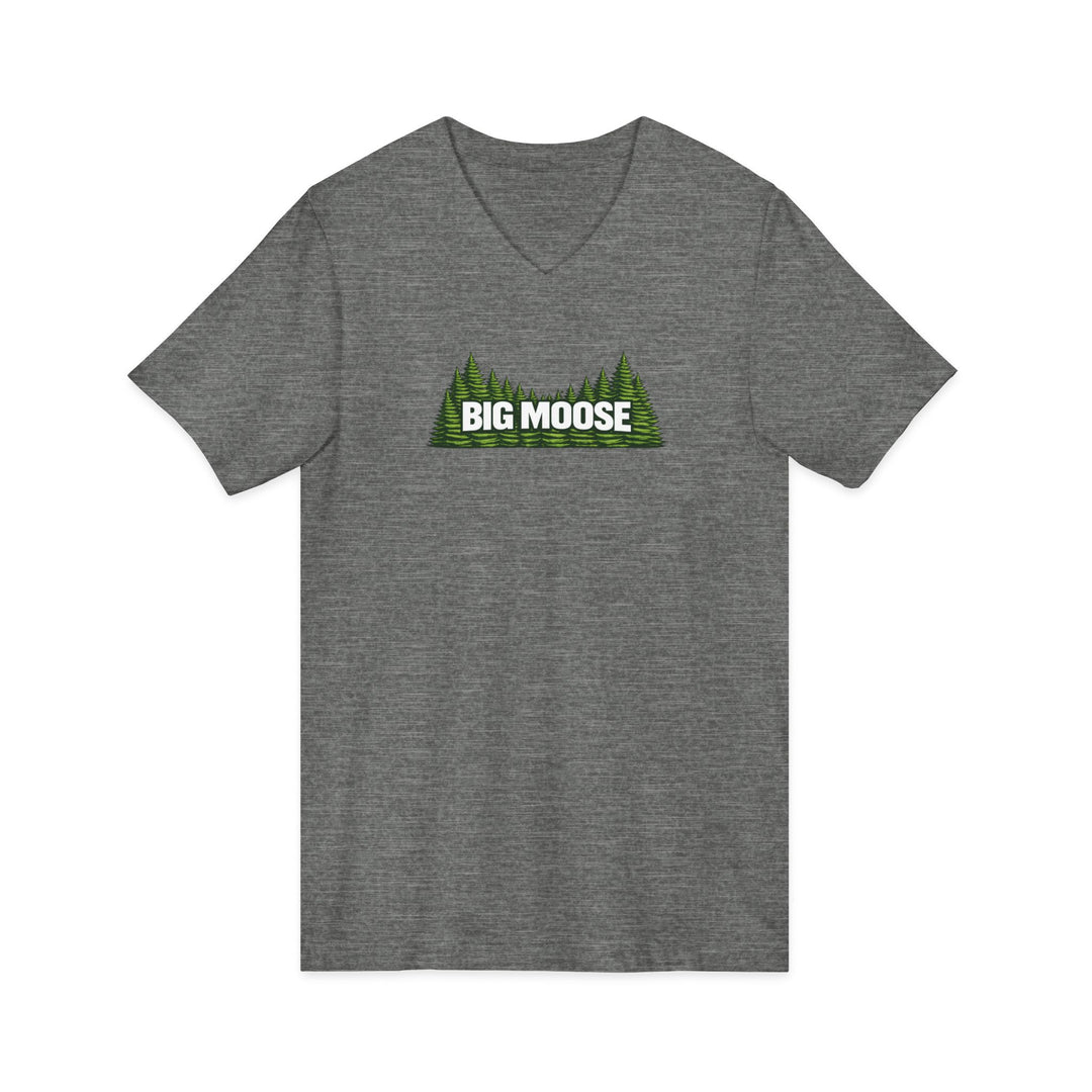 Big Moose Trees Unisex V-Neck Tee