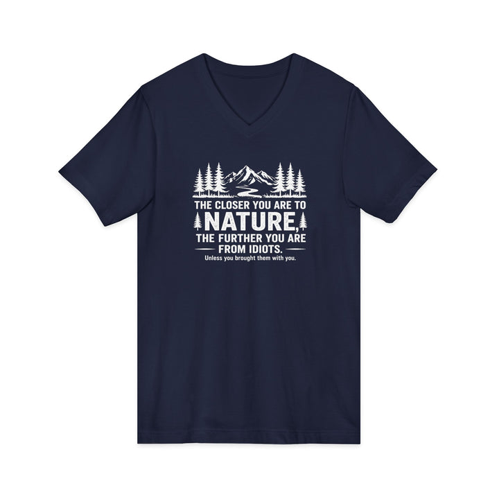 Nature-Idiots Unisex V-Neck