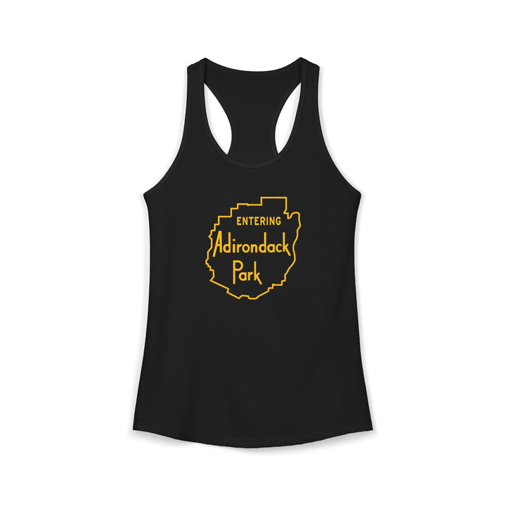 Entering Adirondack Park Ladies Racerback
