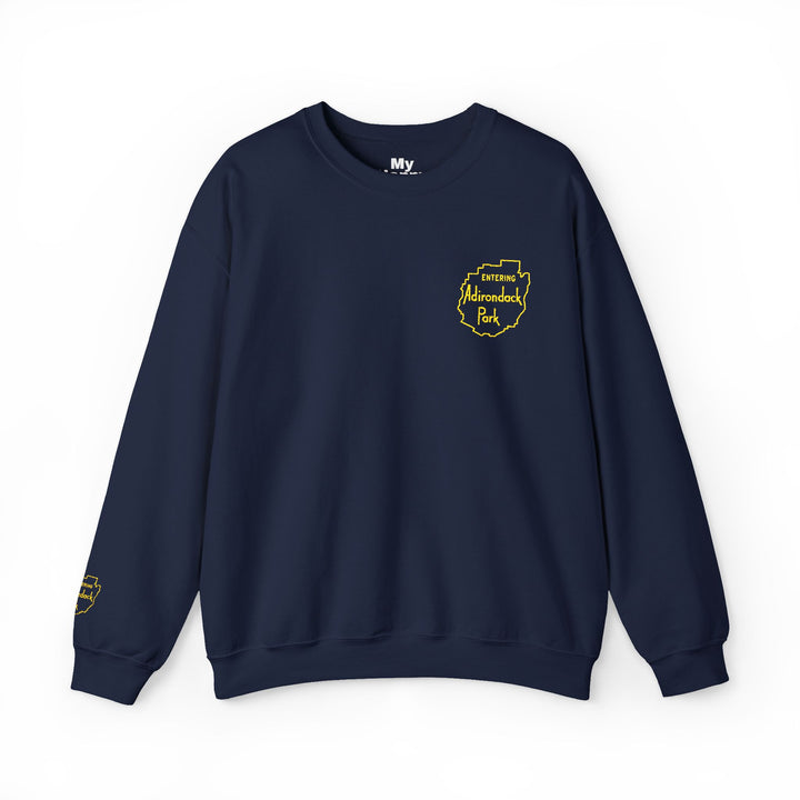 Entering Adirondack Park - Embroidered Sweatshirt