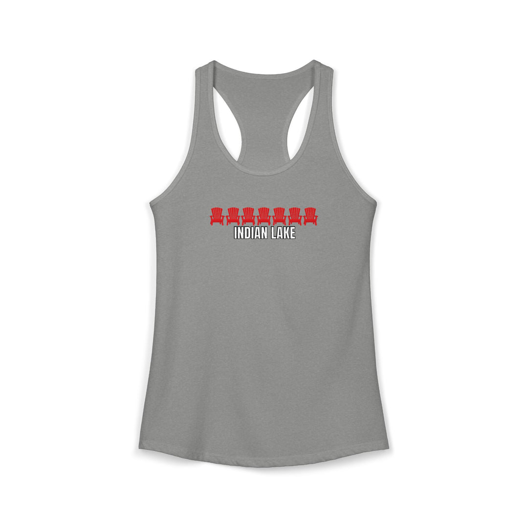 Indian Lake Ladies Racerback - ADK Chairs