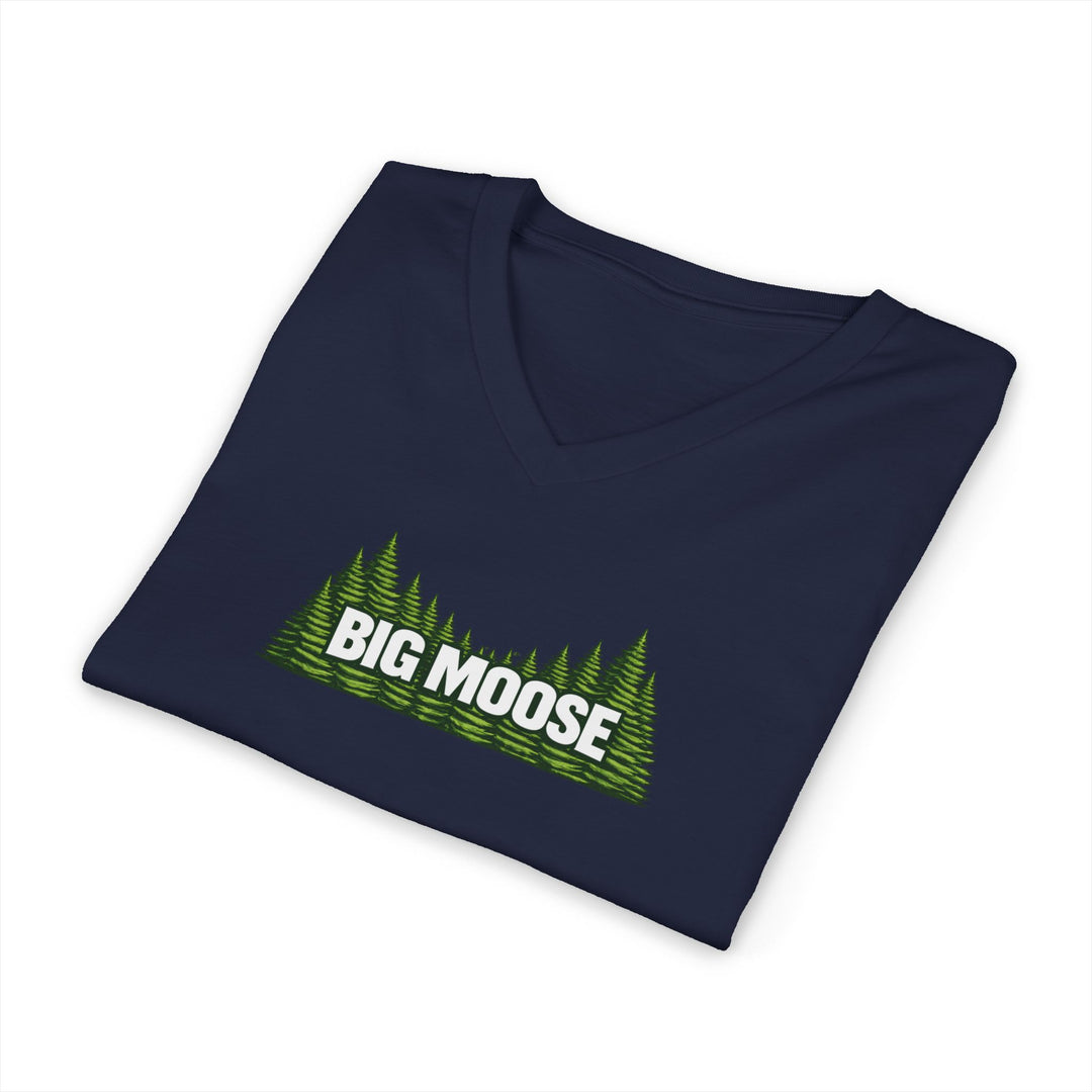 Big Moose Trees Unisex V-Neck Tee