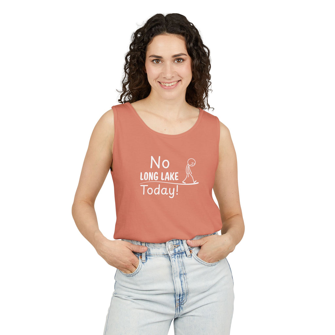No Long Lake Today Unisex Tank