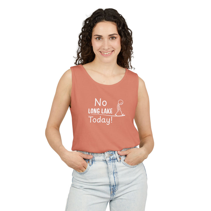 No Long Lake Today Unisex Tank