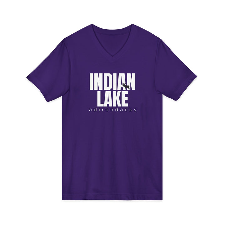Indian Lake Adirondacks Unisex V-Neck T-Shirt