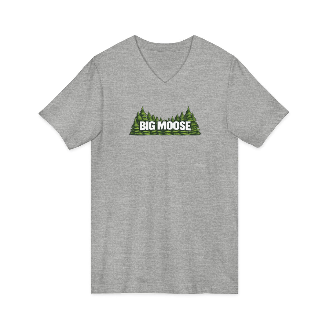 Big Moose Trees Unisex V-Neck Tee