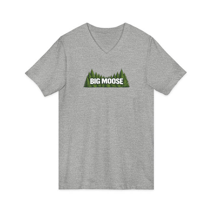 Big Moose Trees Unisex V-Neck Tee