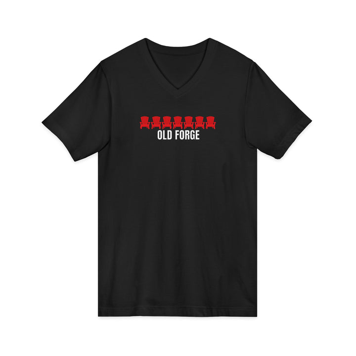 Old Forge ADK Chairs Unisex V-Neck T-Shirt