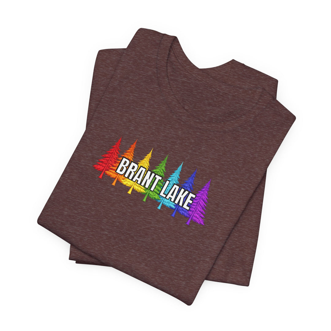 Brant Lake Rainbow Trees Tee