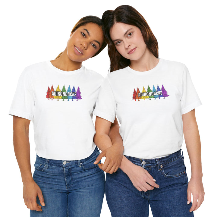 Adirondacks Rainbow Trees Unisex T-Shirt