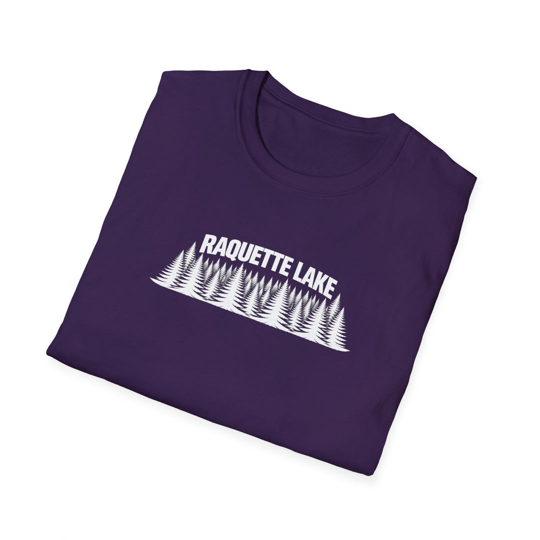 Raquette Lake Unisex T-Shirt - Trees