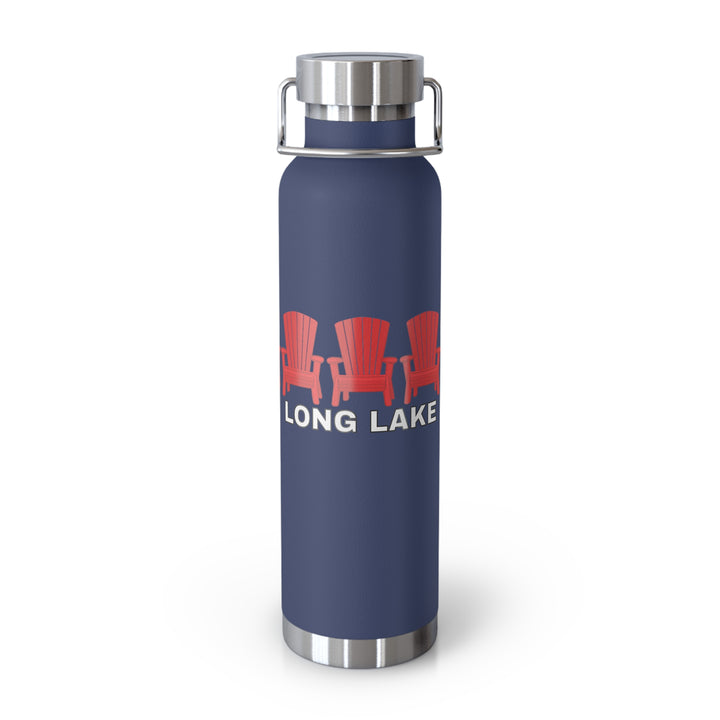 Long Lake ADK Chairs Stainless Water Bottle – 22oz