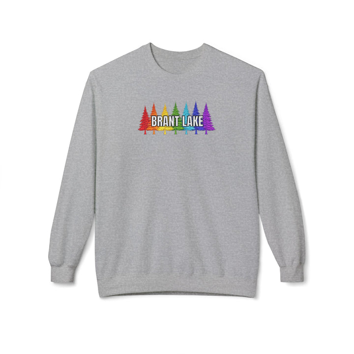 Brant Lake Sweatshirt - Rainbow Trees