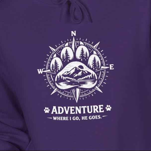 Where I Go, He Goes Hoodie