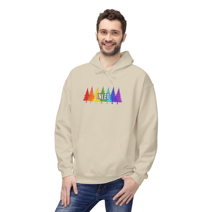 Inlet Hoodie - Rainbow Trees