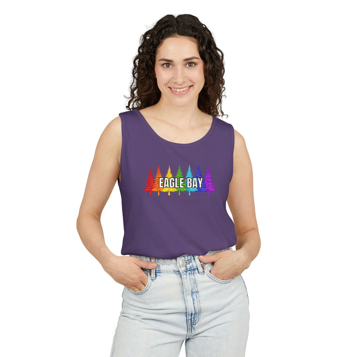Eagle Bay Unisex Tank - Rainbow Trees