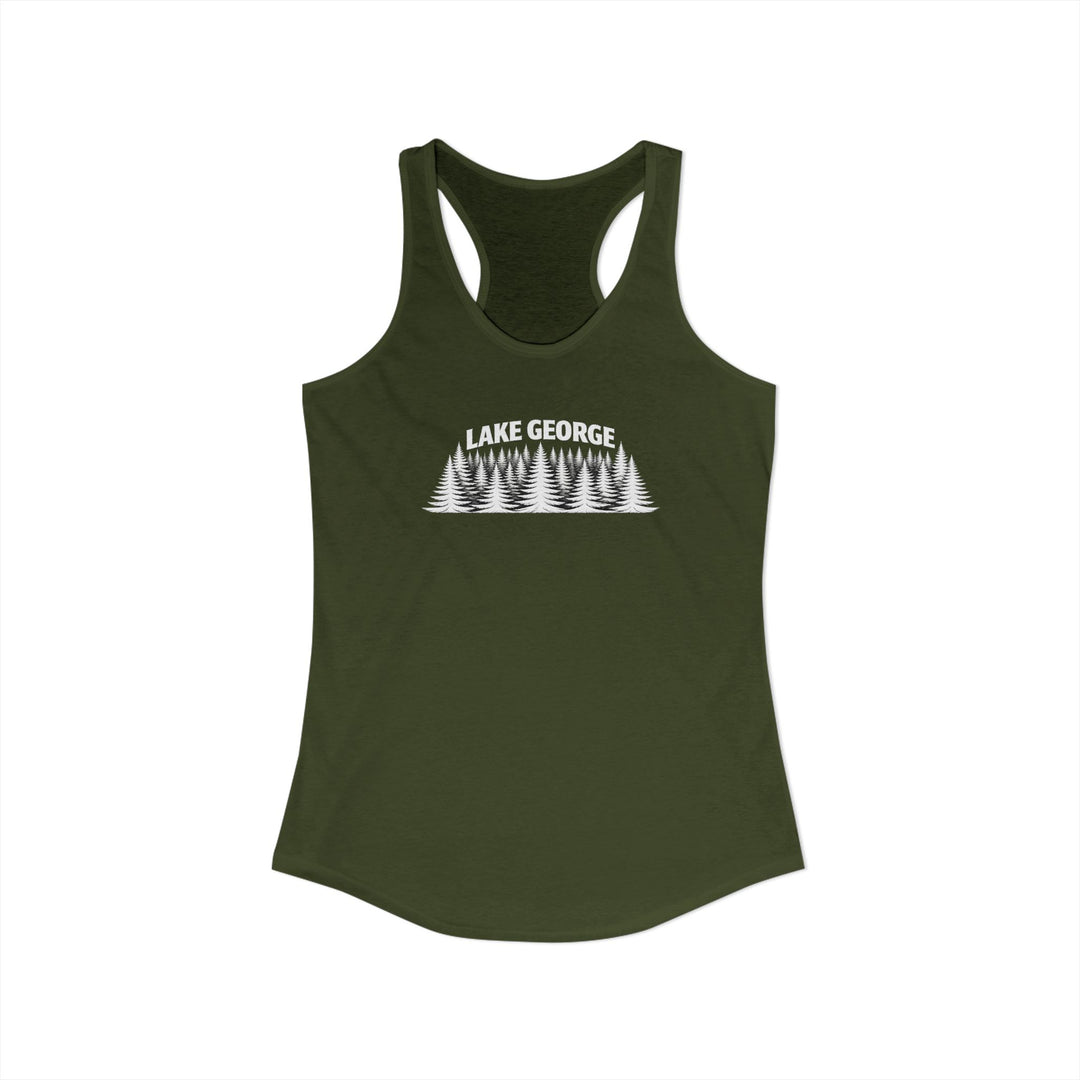 Lake George Trees Racerback Tank