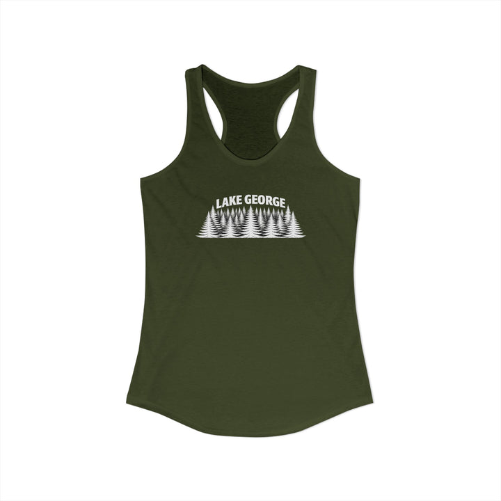Lake George Trees Racerback Tank