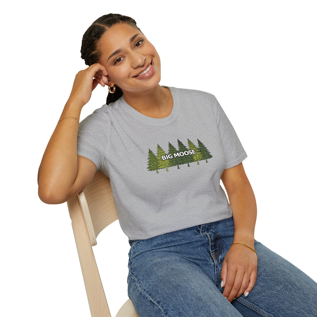 Big Moose Pine Tree T-Shirt