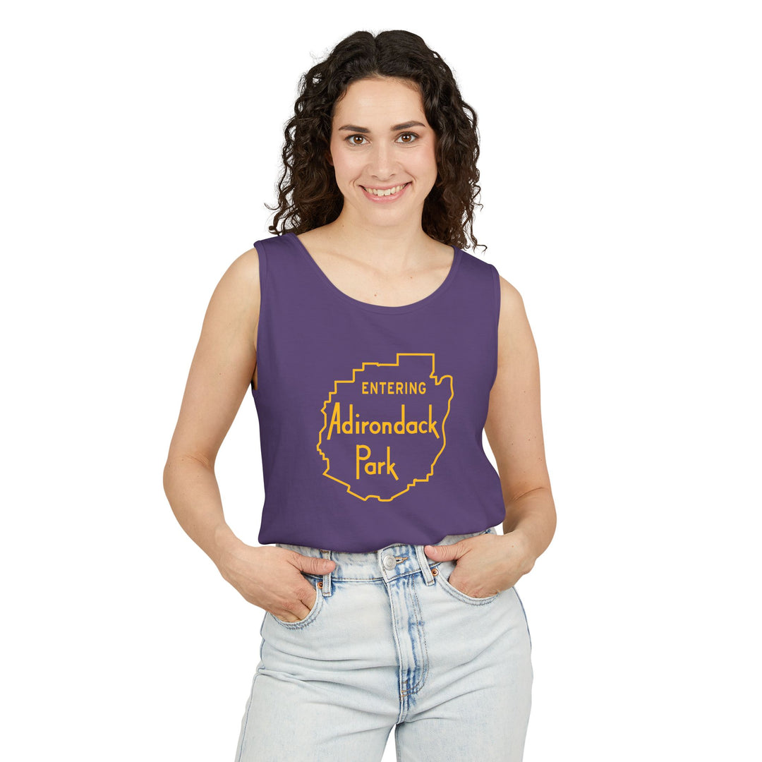 Entering Adirondack Park Unisex Tank
