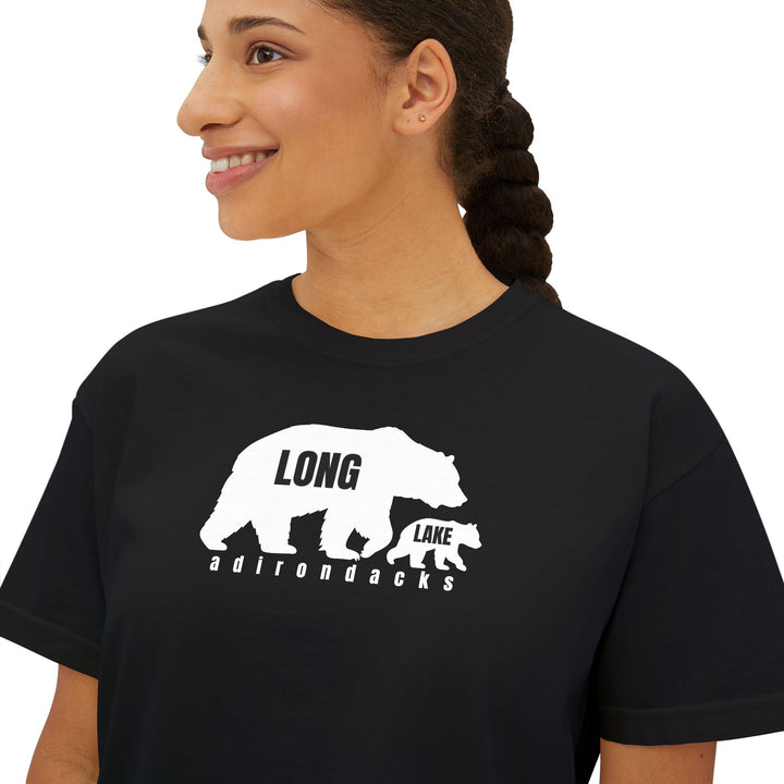 Long Lake Bears Ladies Boxy Tee
