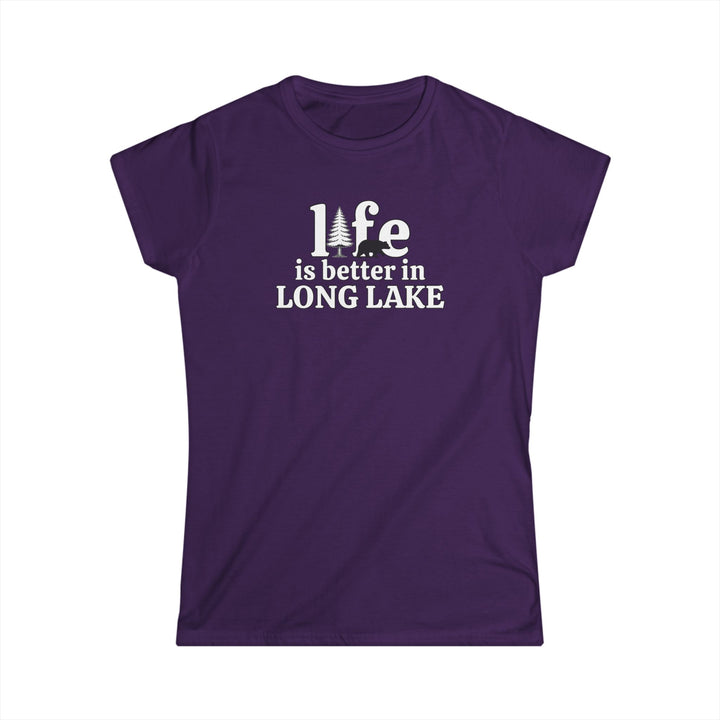 Life is Better in Long Lake Ladies Tee