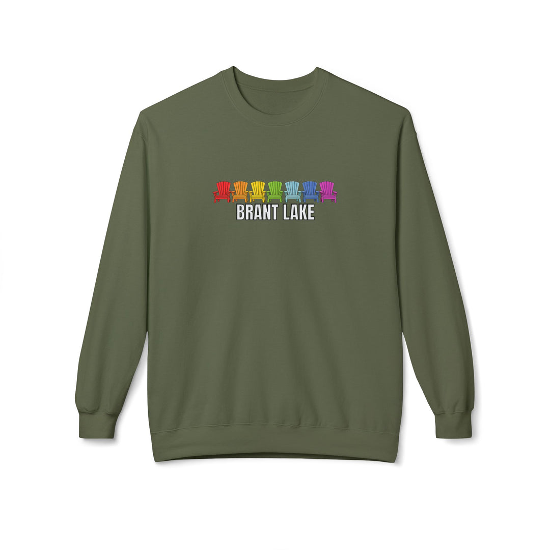 Brant Lake Sweatshirt - Rainbow Chairs