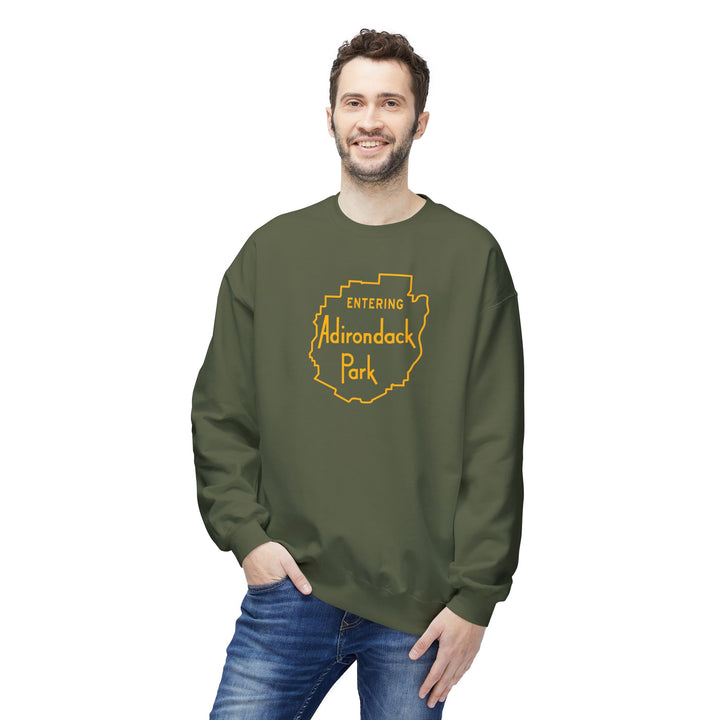 Entering Adirondack Park Sweatshirt