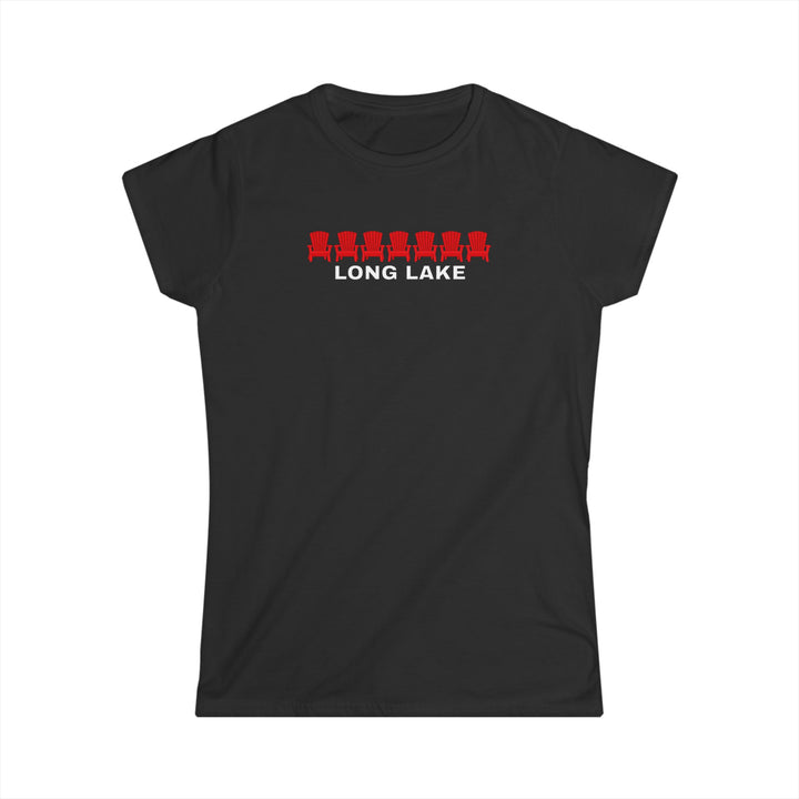 Long Lake ADK Chairs Ladies Tee