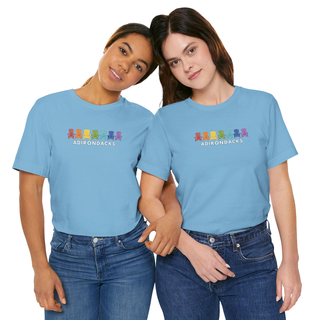 Adirondack Rainbow Chairs Unisex T-shirt